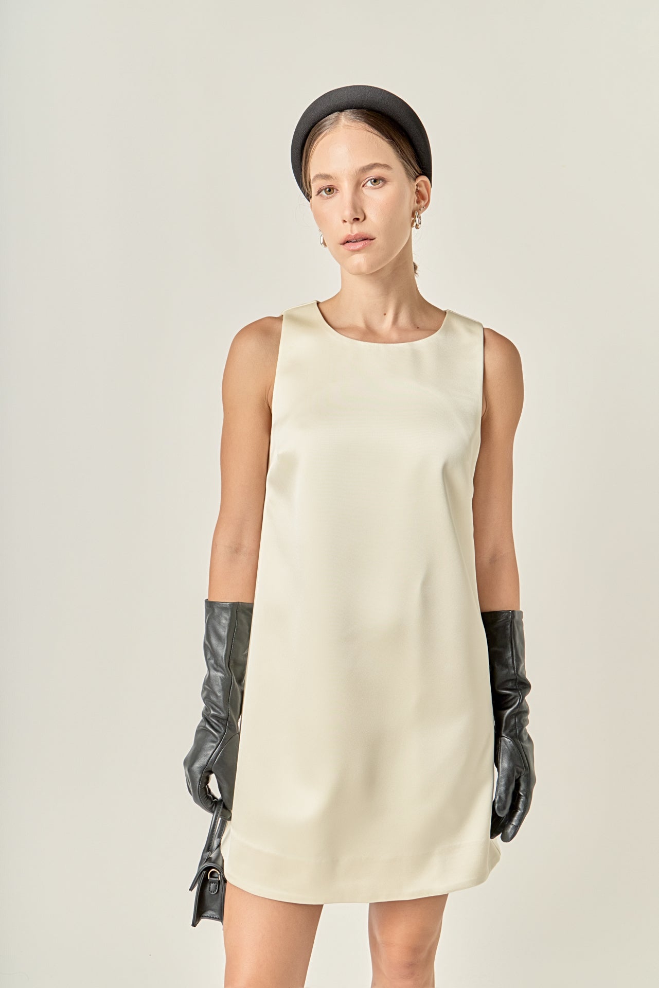 ENGLISH FACTORY - Satin Sleeveless Midi Dress - DRESSES available at Objectrare
