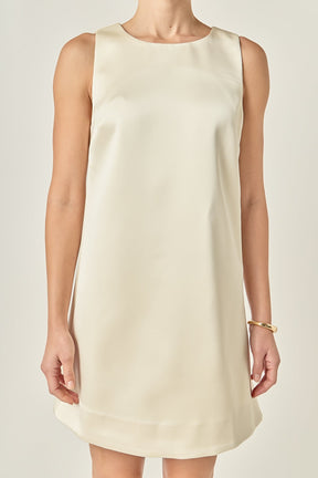 ENGLISH FACTORY - Satin Sleeveless Midi Dress - DRESSES available at Objectrare
