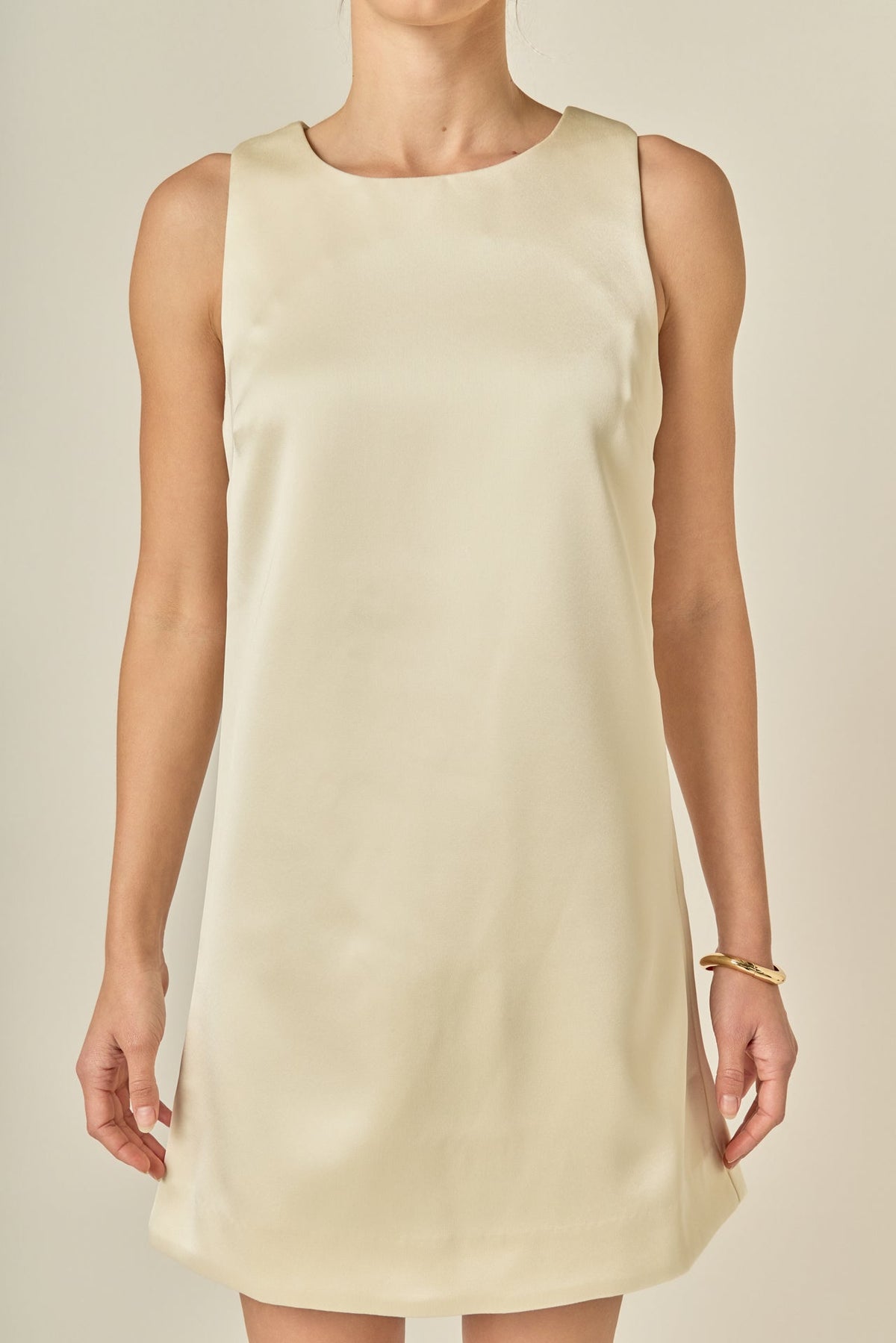 ENGLISH FACTORY - Satin Sleeveless Midi Dress - DRESSES available at Objectrare
