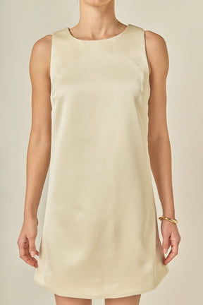 ENGLISH FACTORY - Satin Sleeveless Midi Dress - DRESSES available at Objectrare