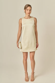 ENGLISH FACTORY - Satin Sleeveless Midi Dress - DRESSES available at Objectrare
