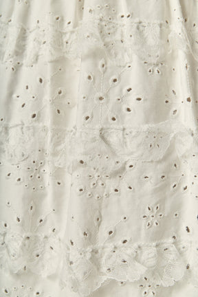 ENGLISH FACTORY - Mixed Media Midi Dress - DRESSES available at Objectrare