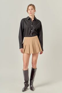 ENGLISH FACTORY - Oversize Collared Shirt - TOPS available at Objectrare