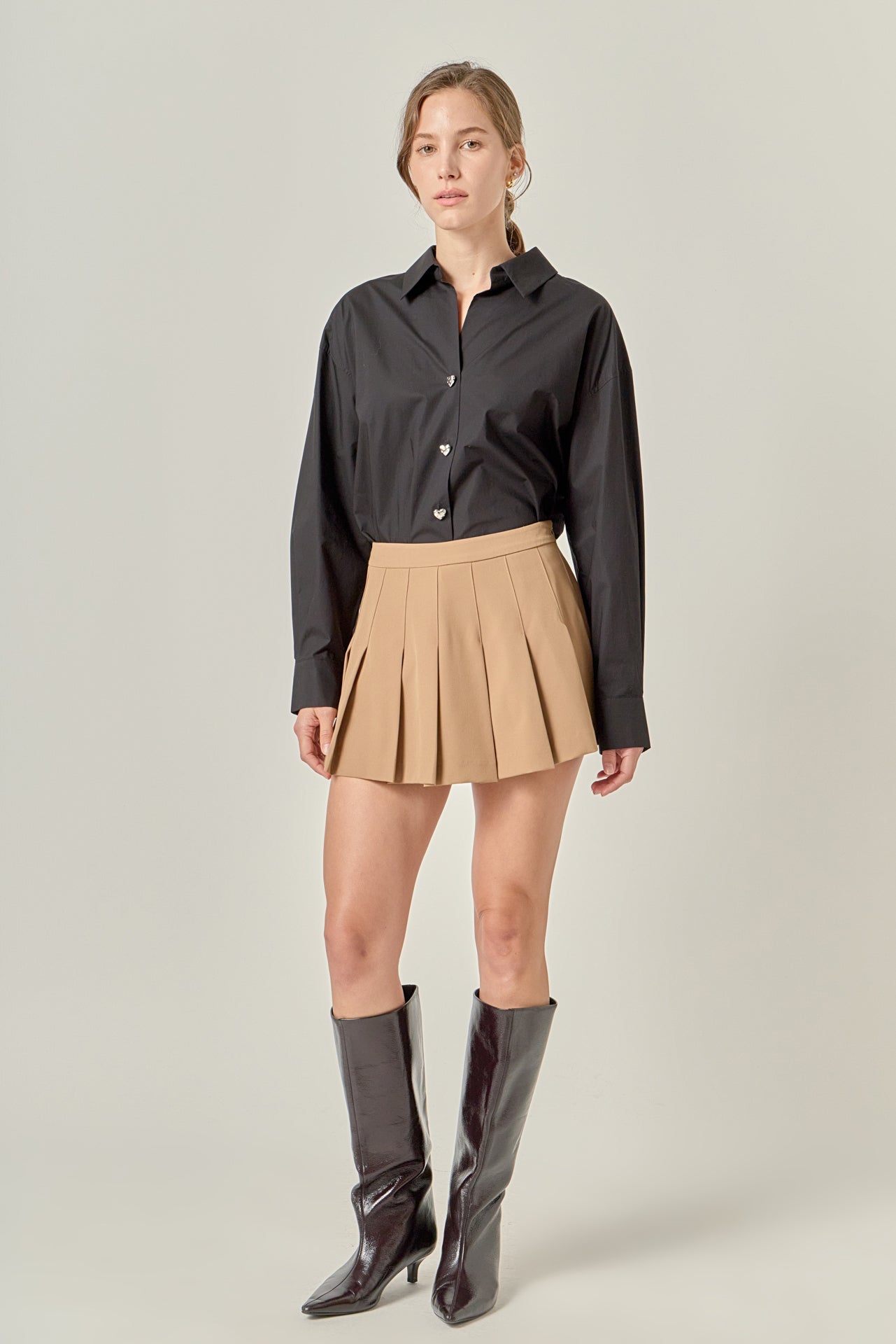 ENGLISH FACTORY - Oversize Collared Shirt - TOPS available at Objectrare