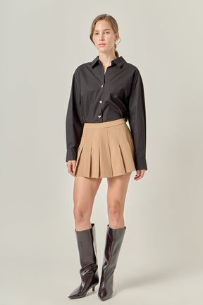 ENGLISH FACTORY - Oversize Collared Shirt - TOPS available at Objectrare