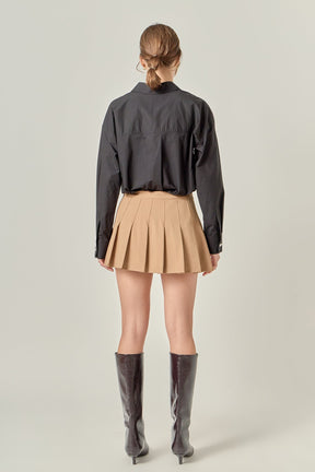 ENGLISH FACTORY - Oversize Collared Shirt - TOPS available at Objectrare