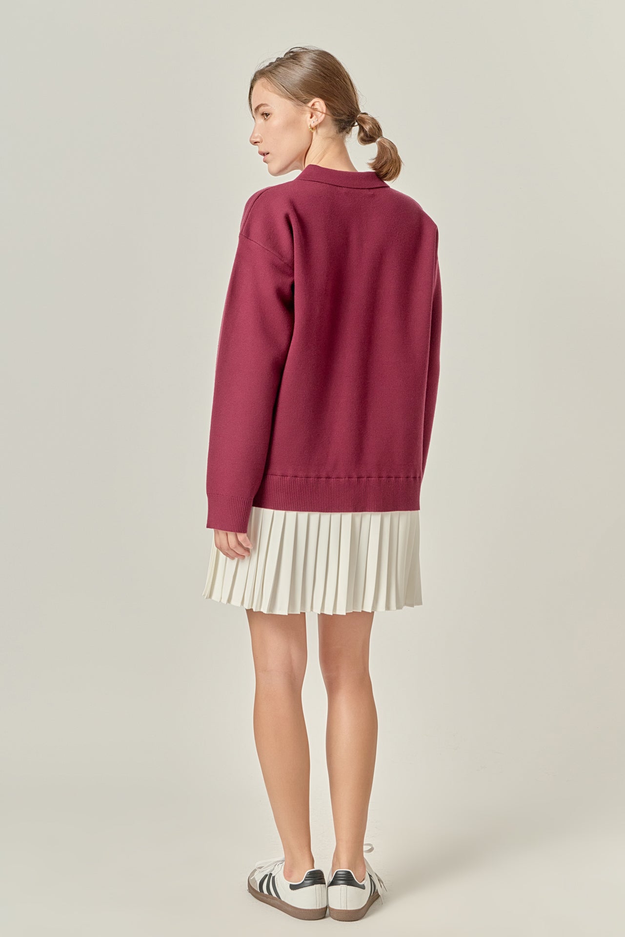 ENGLISH FACTORY - Polo Mixed Media Mini Dress - DRESSES available at Objectrare