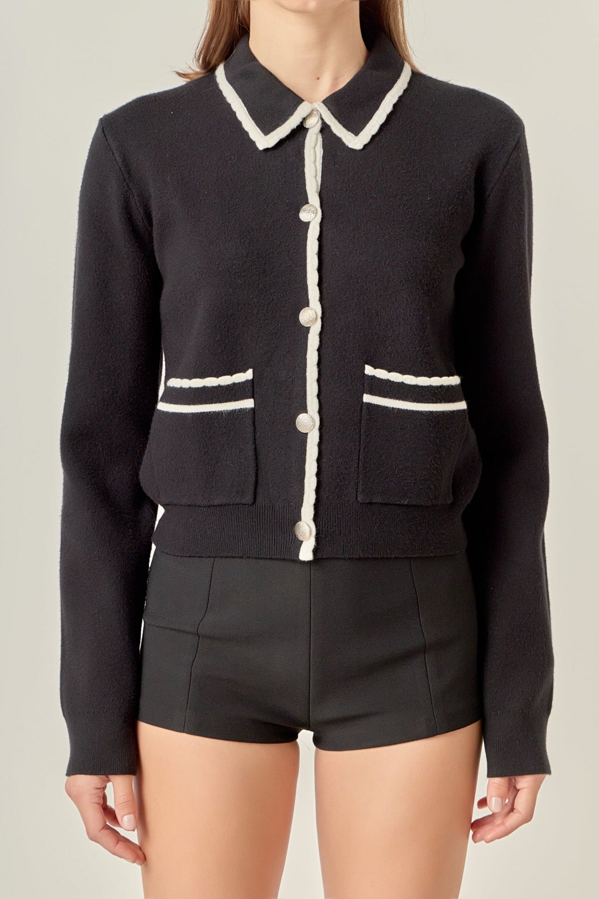Scalloped Detailed Cardigan