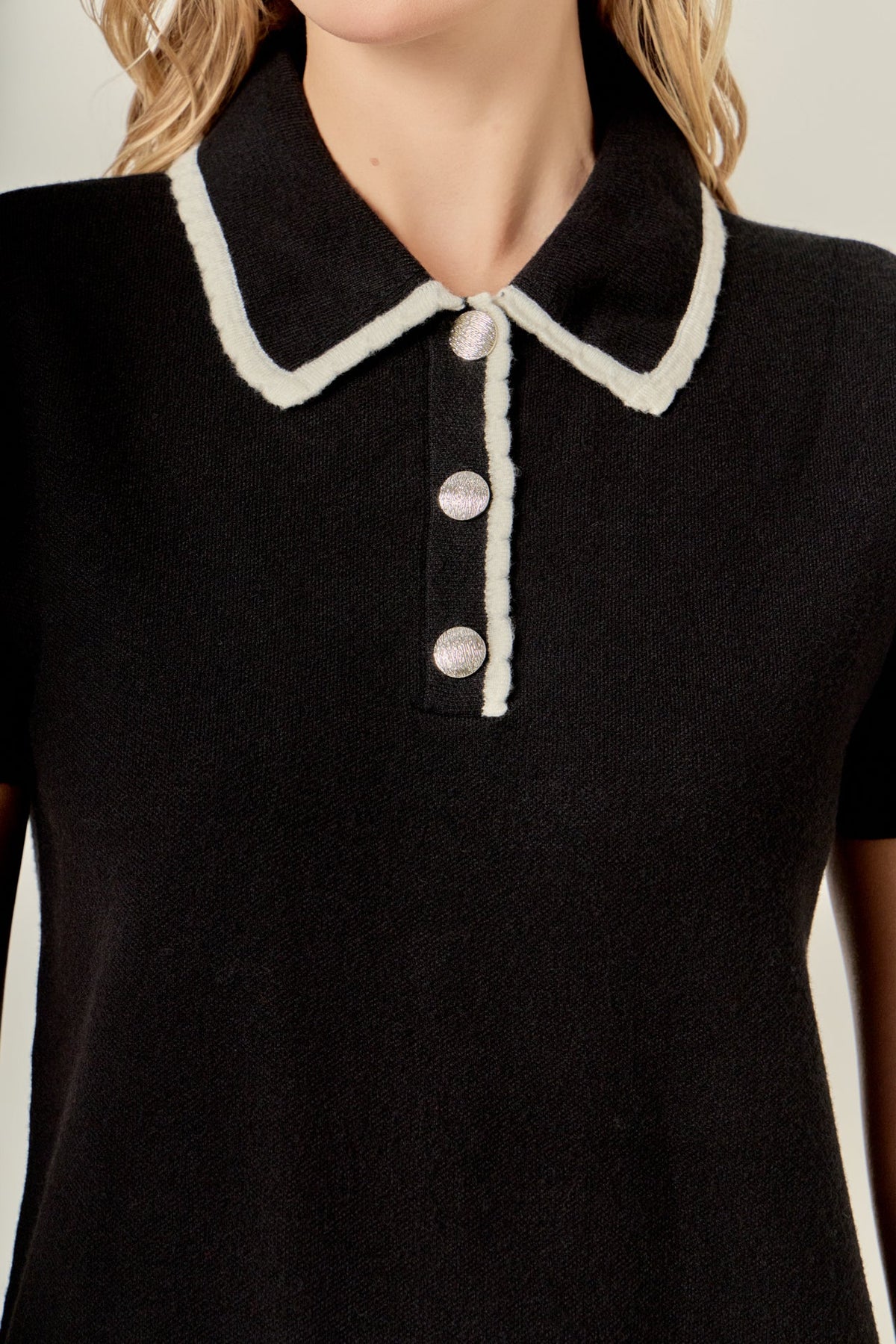 Scallop Detailed Mini Dress