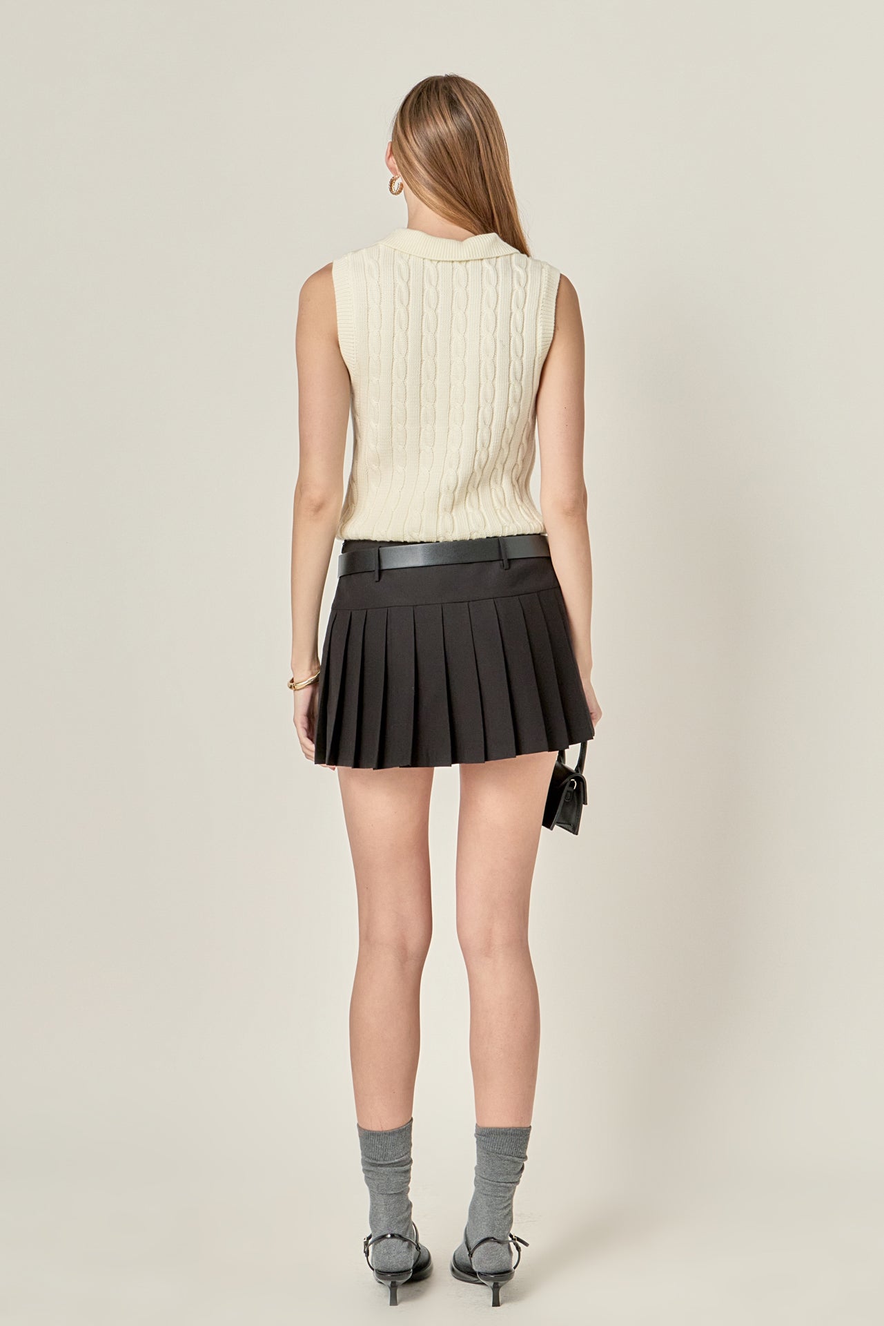ENGLISH FACTORY - Pleated Skort - SKORTS available at Objectrare