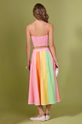 ENGLISH FACTORY - The Aurora Linen Sleeveless Top - TOPS available at Objectrare