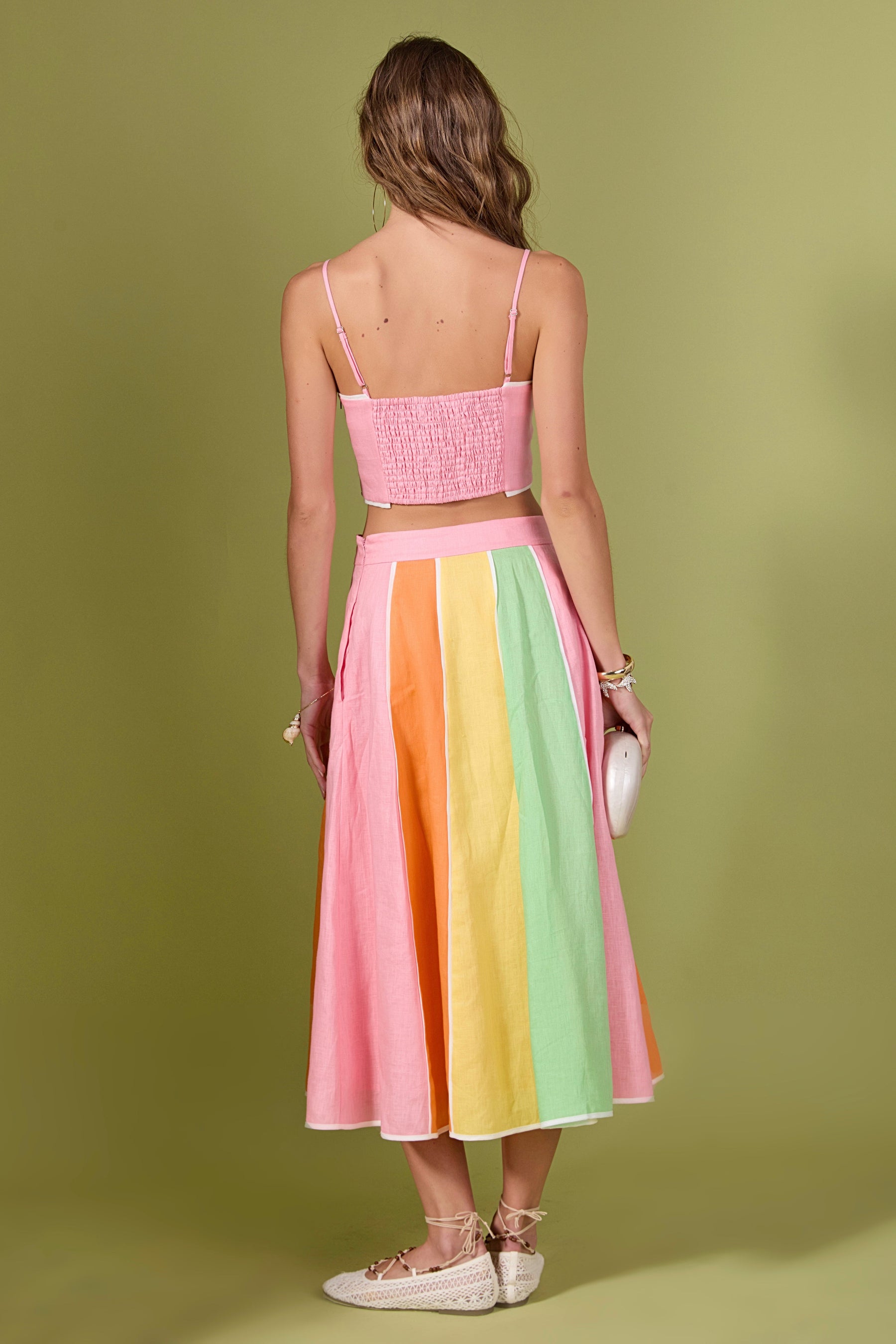 The Aurora Linen Sleeveless Top