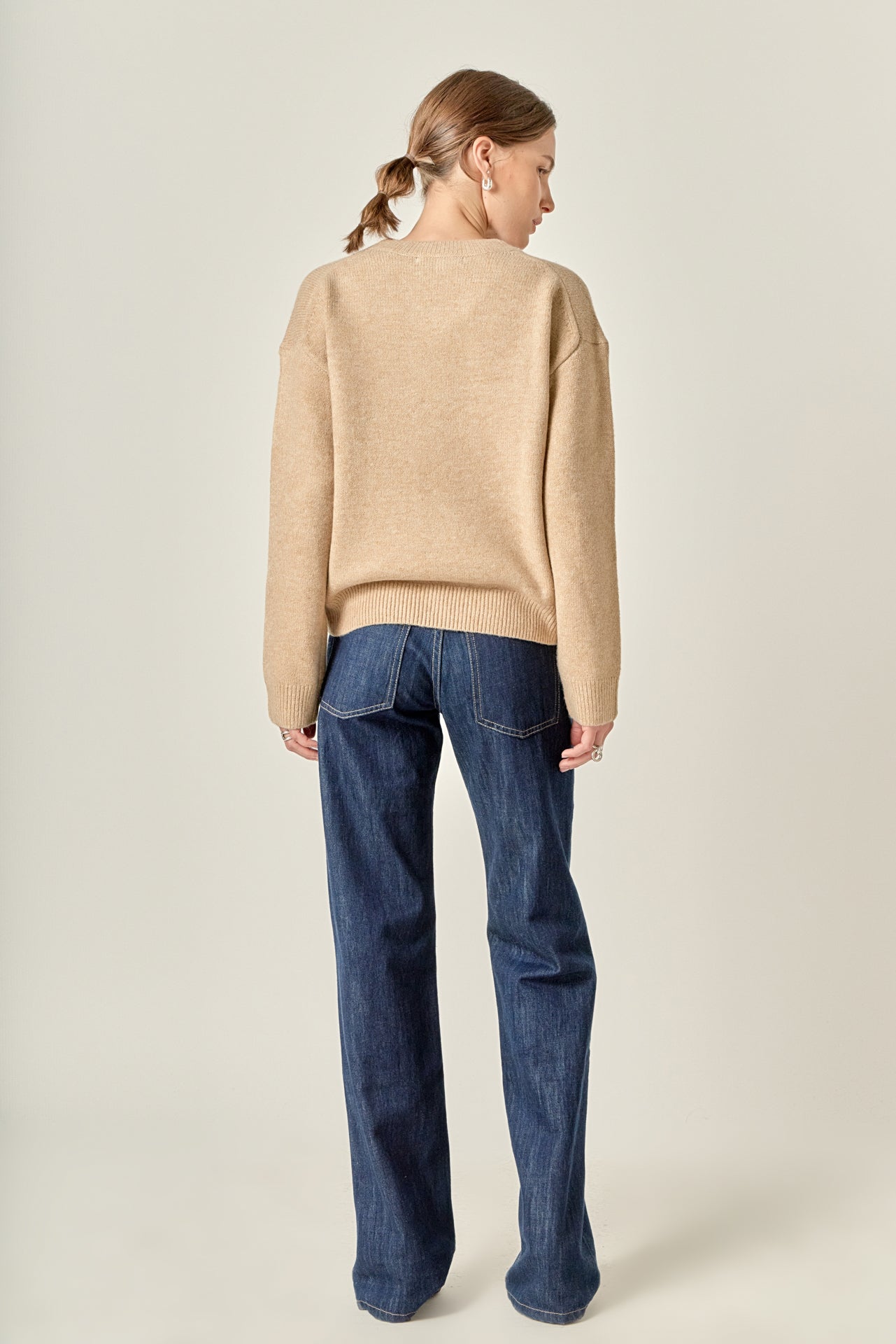 ENGLISH FACTORY - Lettering Sweater - SWEATERS & KNITS available at Objectrare