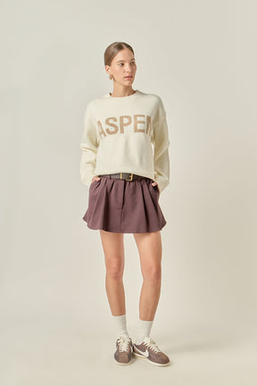 ENGLISH FACTORY - Lettering Sweater - SWEATERS & KNITS available at Objectrare