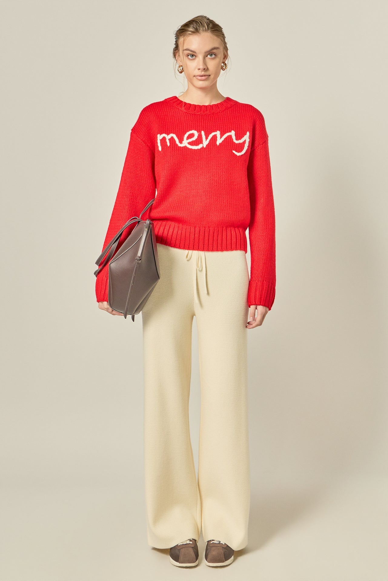 ENGLISH FACTORY - String Knit Pants - PANTS available at Objectrare