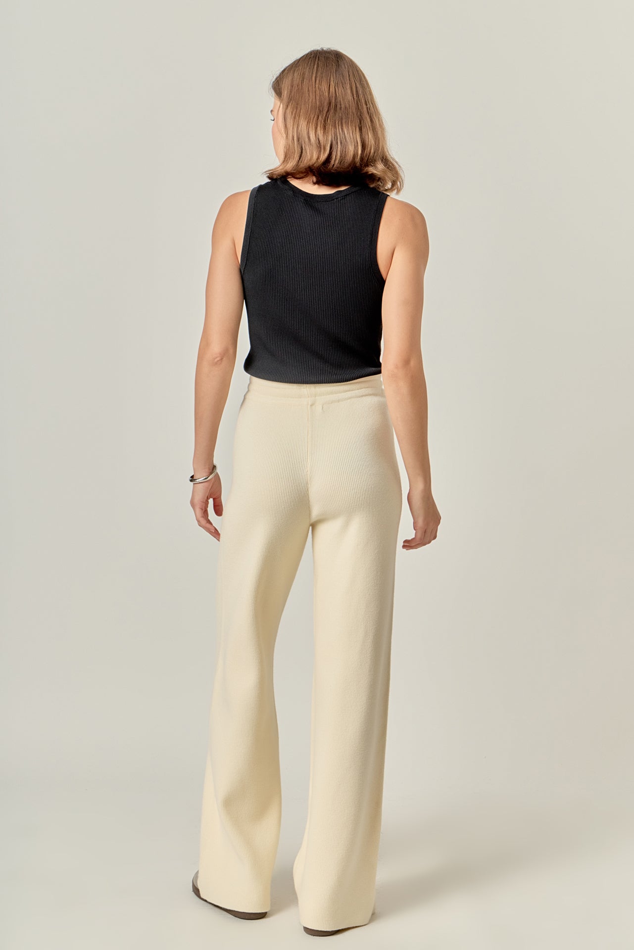 ENGLISH FACTORY - String Knit Pants - PANTS available at Objectrare