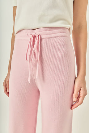 ENGLISH FACTORY - String Knit Pants - PANTS available at Objectrare