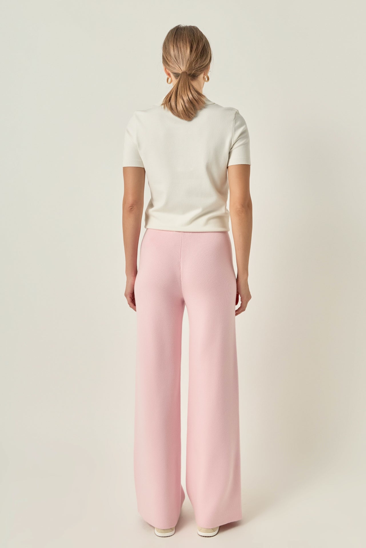 ENGLISH FACTORY - String Knit Pants - PANTS available at Objectrare