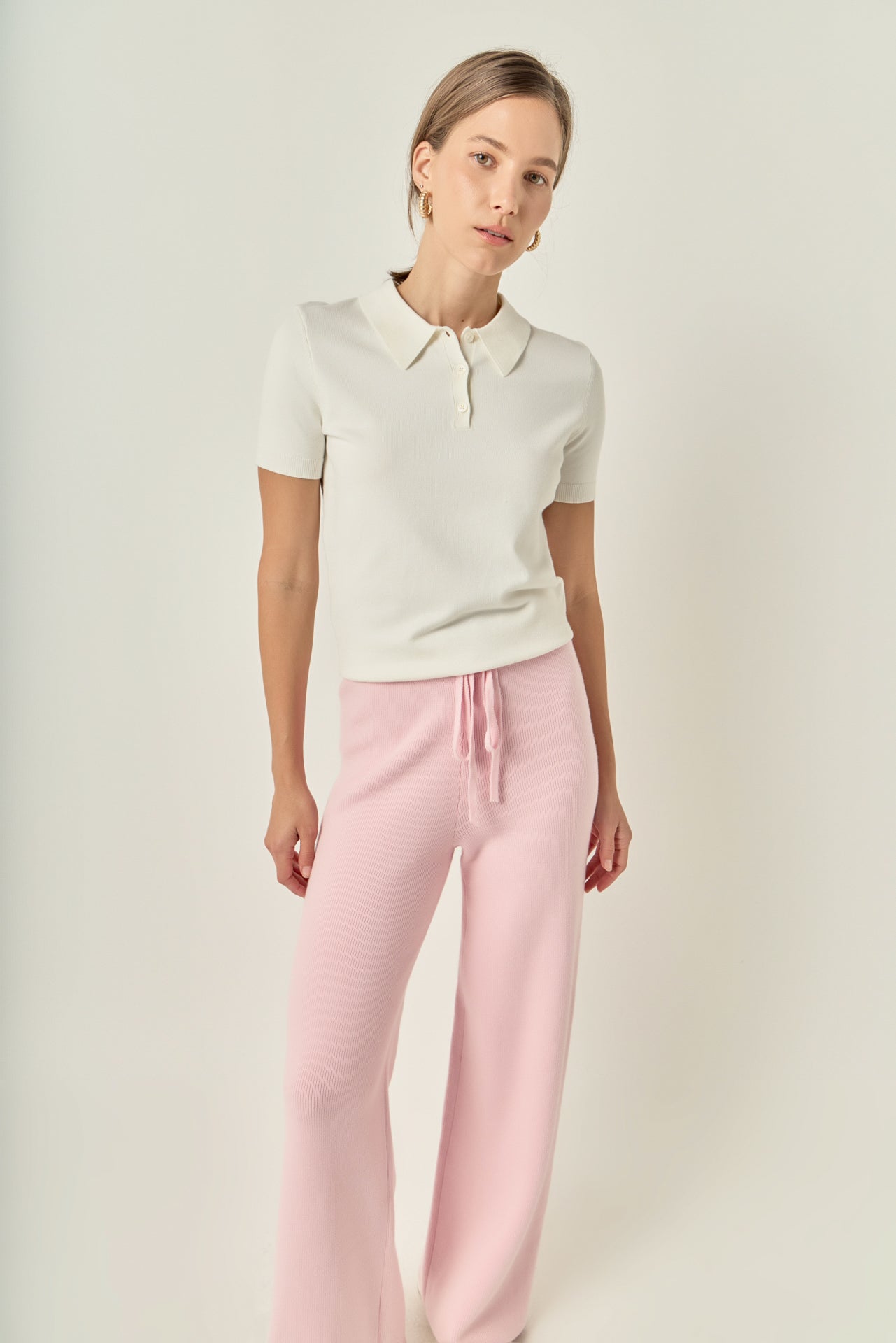ENGLISH FACTORY - String Knit Pants - PANTS available at Objectrare