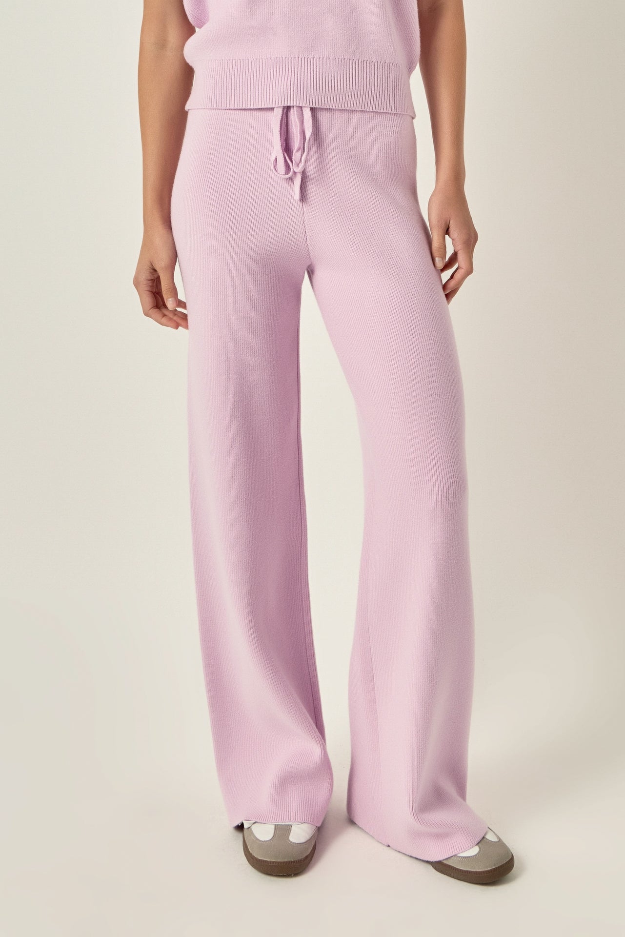 ENGLISH FACTORY - String Knit Pants - PANTS available at Objectrare