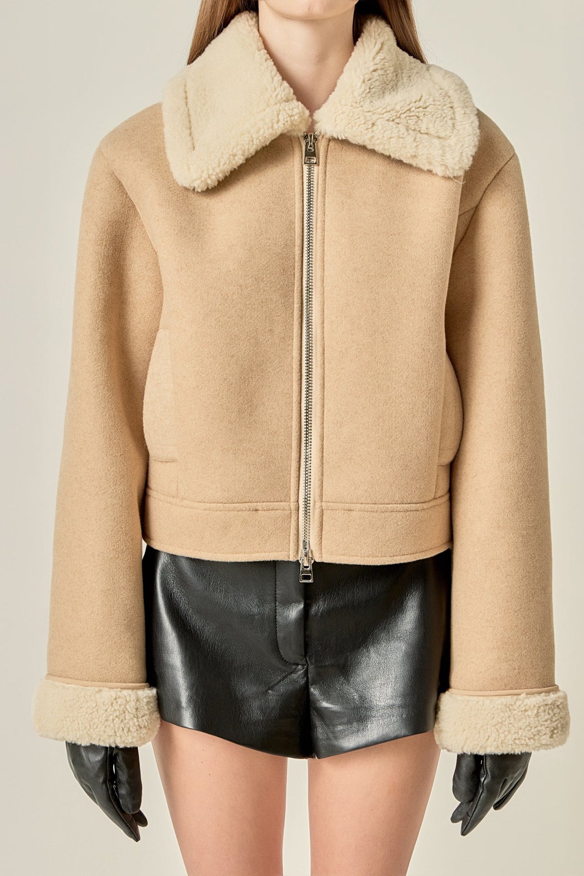 ENGLISH FACTORY - Double Face Soft Jacket - JACKETS available at Objectrare