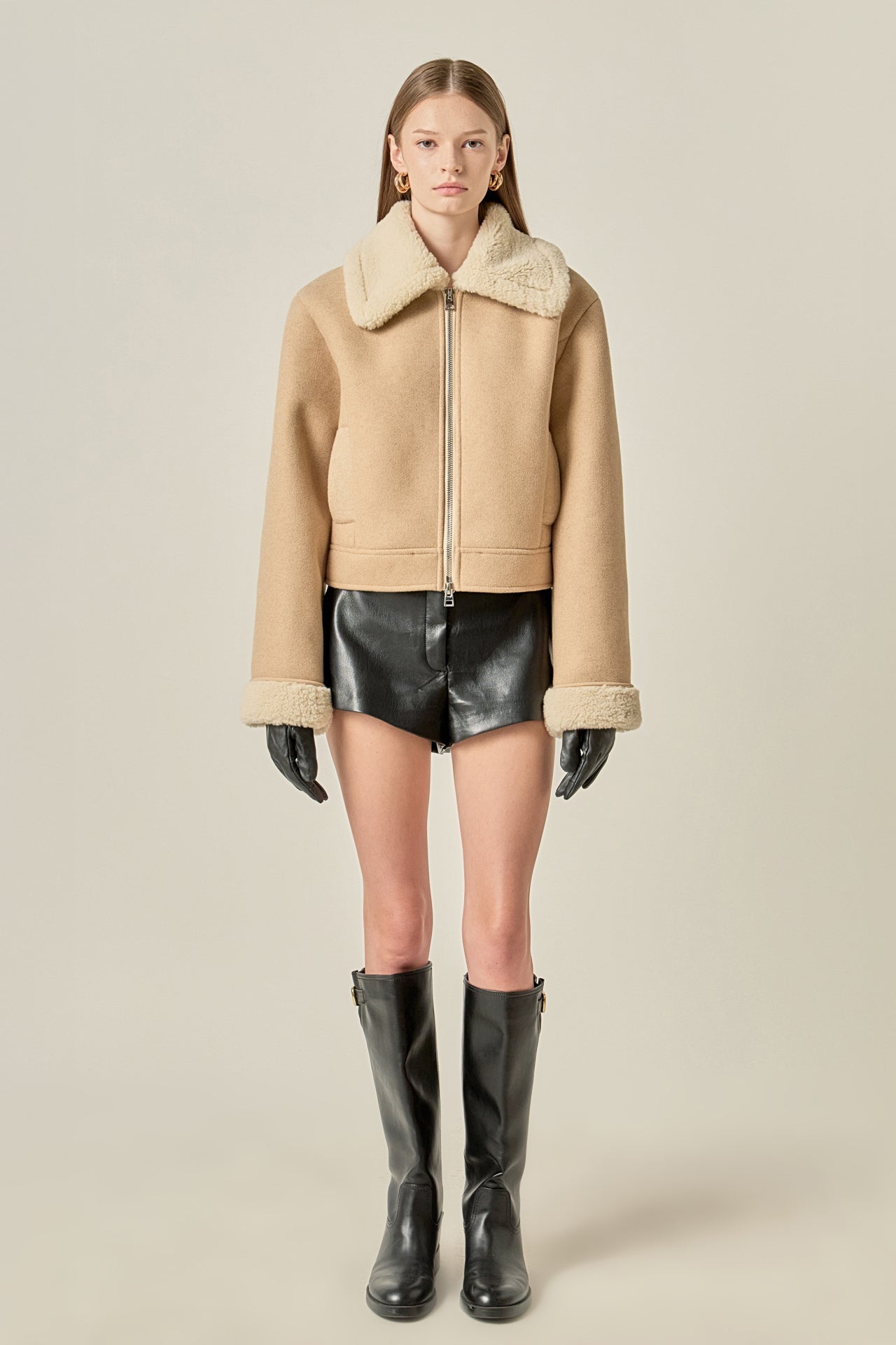 ENGLISH FACTORY - Double Face Soft Jacket - JACKETS available at Objectrare