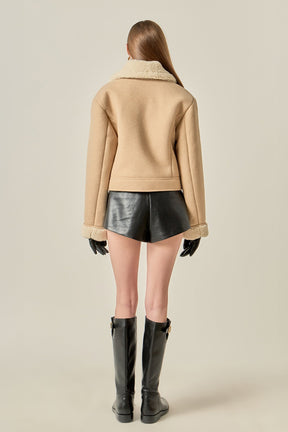 ENGLISH FACTORY - Double Face Soft Jacket - JACKETS available at Objectrare