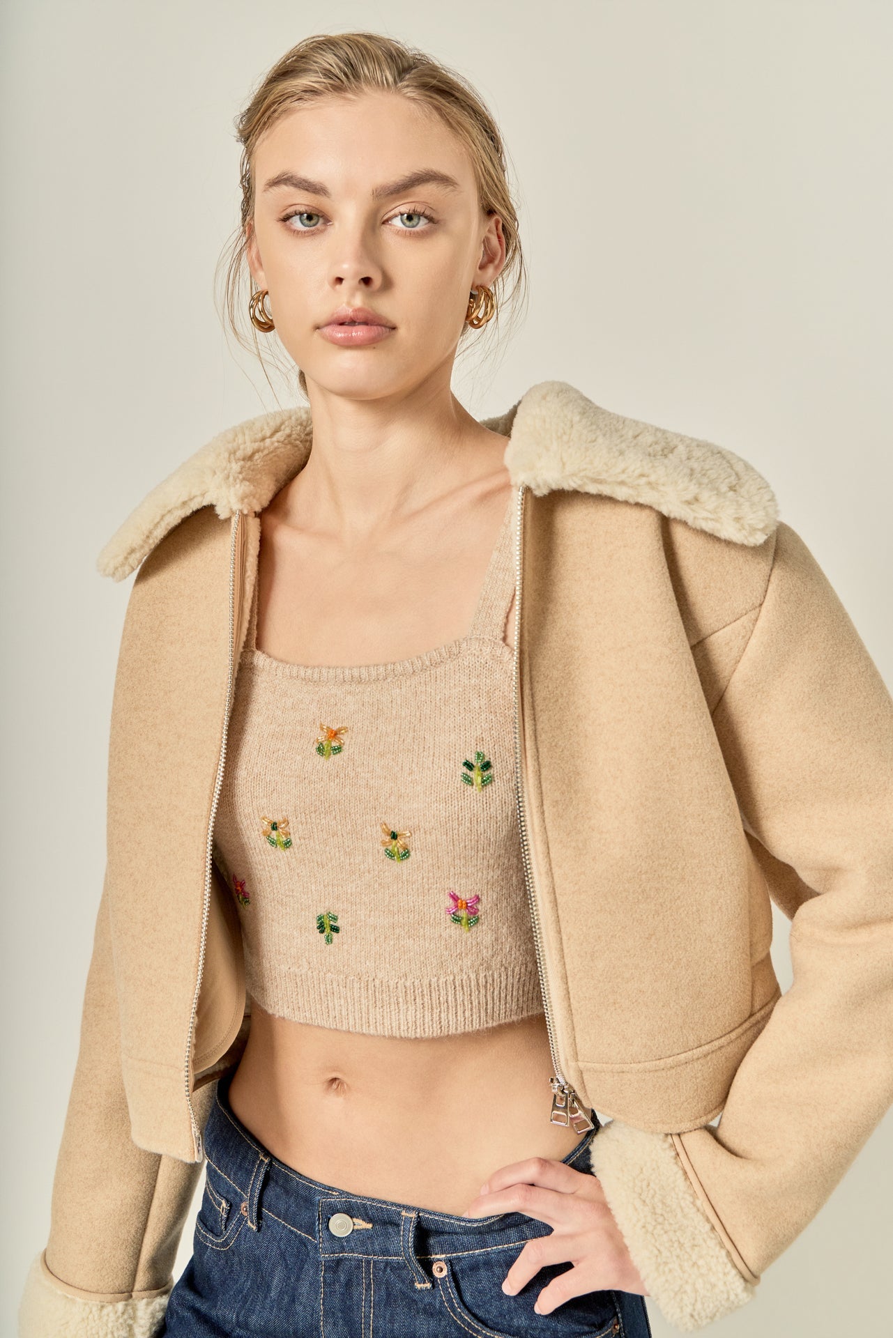 ENGLISH FACTORY - Double Face Soft Jacket - JACKETS available at Objectrare