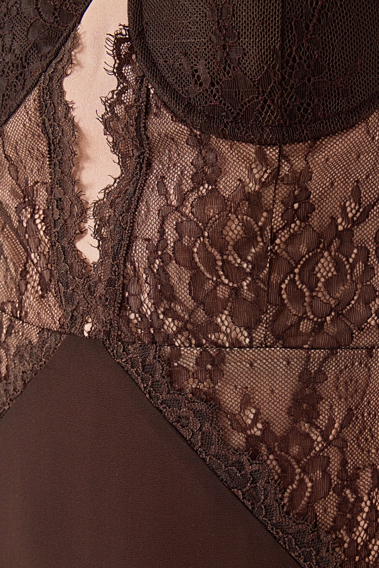 ENDLESS ROSE - Lace See Through Midi Dress - DRESSES available at Objectrare