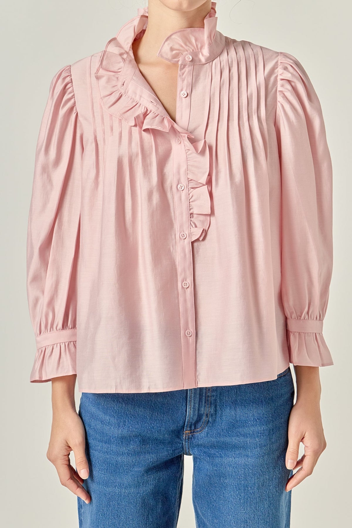ENGLISH FACTORY - Ruffle Detailed Blouse - TOPS available at Objectrare