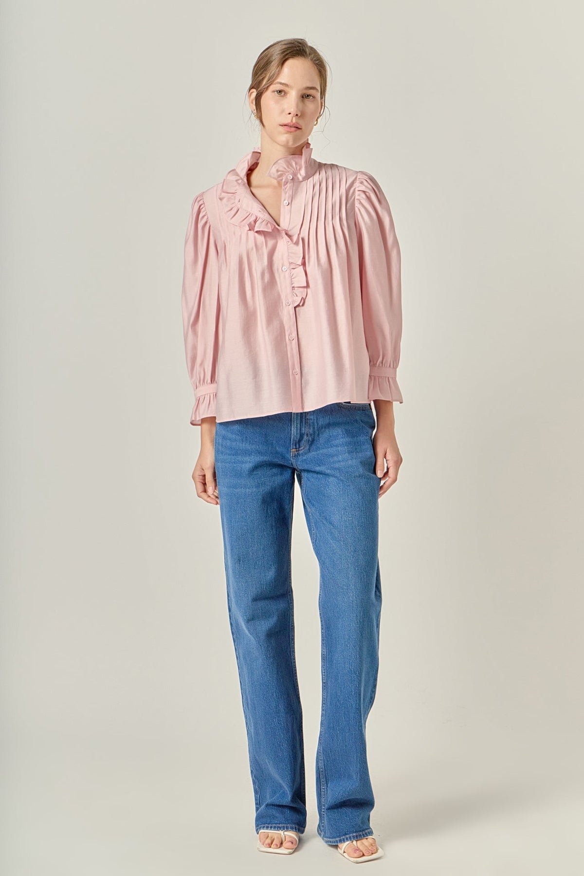 Ruffle Detailed Blouse