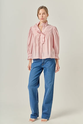 Ruffle Detailed Blouse