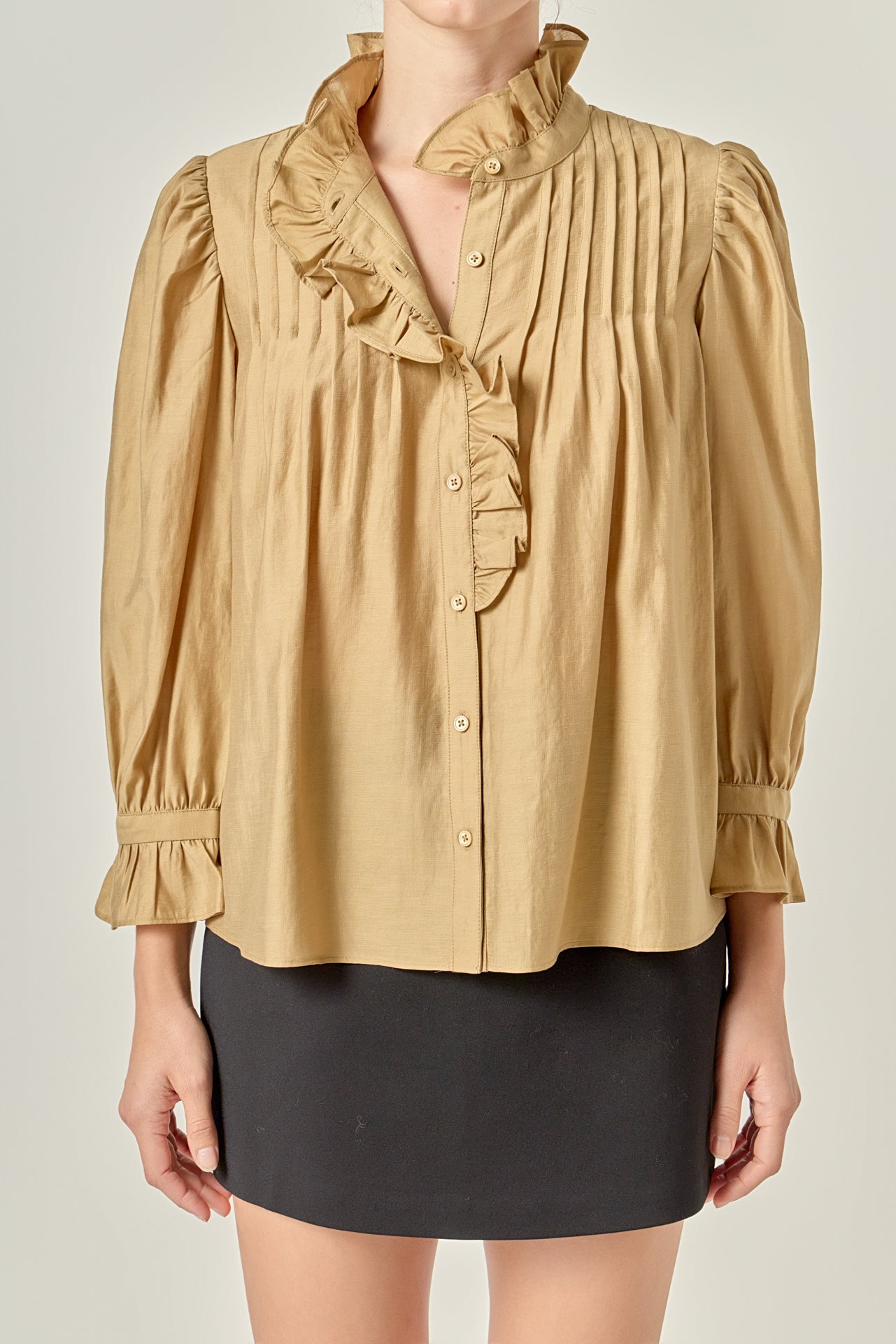 ENGLISH FACTORY - Ruffle Detailed Blouse - TOPS available at Objectrare