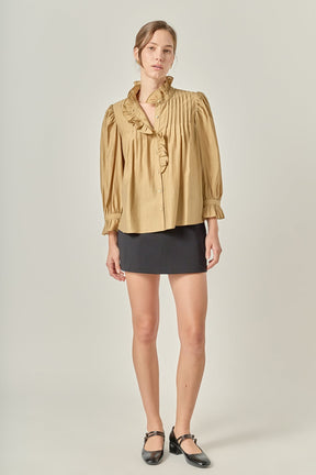 ENGLISH FACTORY - Ruffle Detailed Blouse - TOPS available at Objectrare