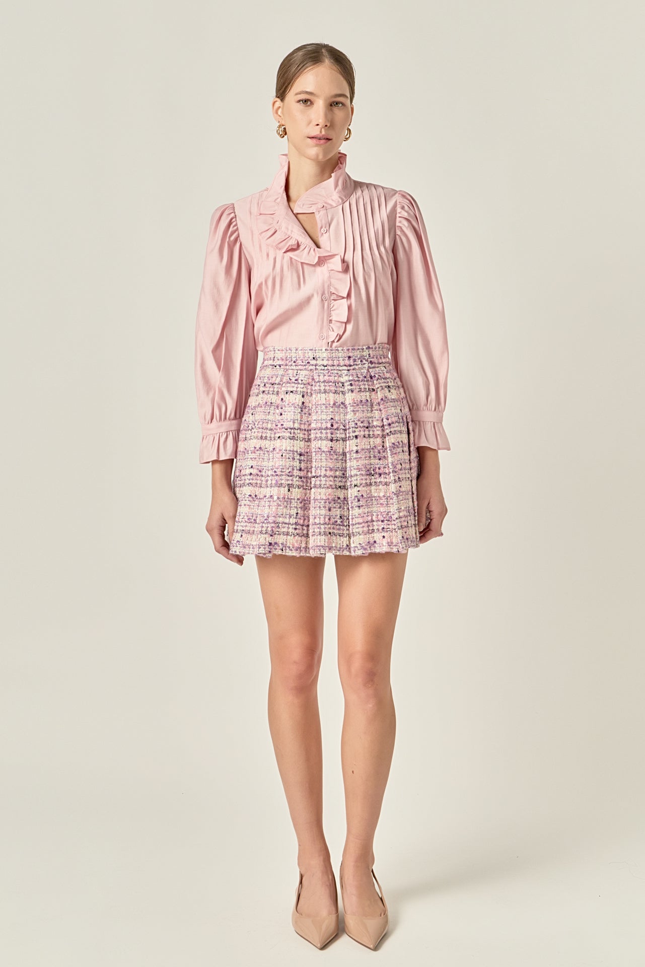 ENGLISH FACTORY - Ruffle Detailed Blouse - TOPS available at Objectrare