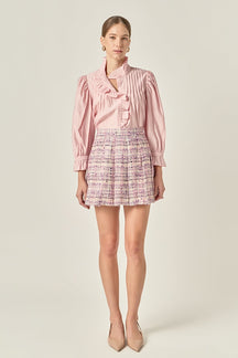 ENGLISH FACTORY - Ruffle Detailed Blouse - TOPS available at Objectrare