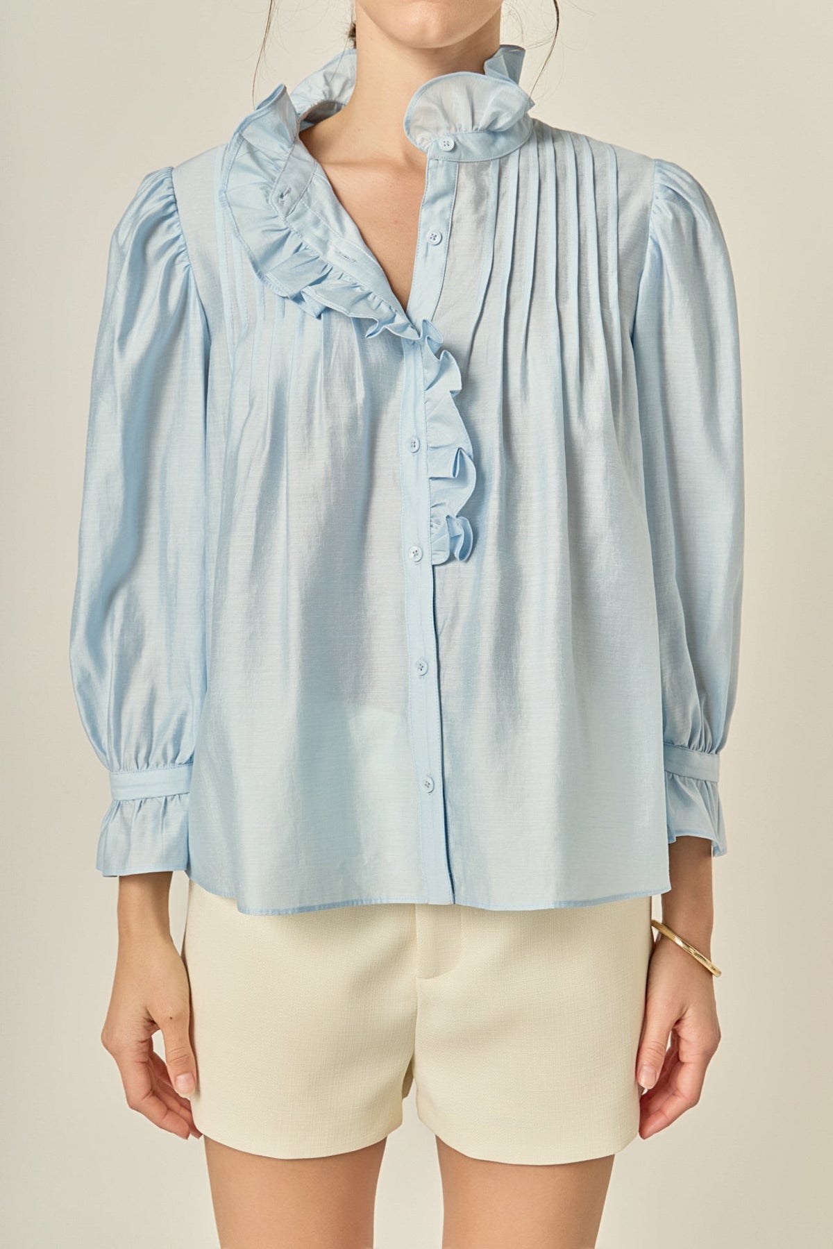 Ruffle Detailed Blouse