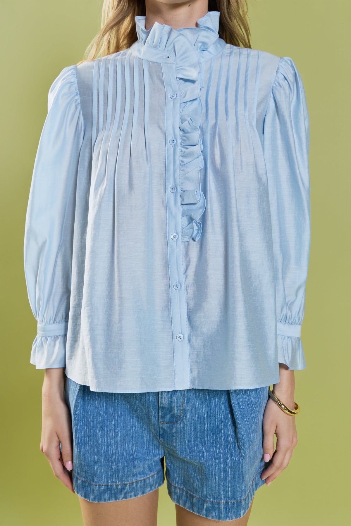 ENGLISH FACTORY - Ruffle Detailed Blouse - TOPS available at Objectrare