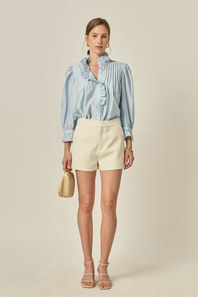 ENGLISH FACTORY - Ruffle Detailed Blouse - TOPS available at Objectrare