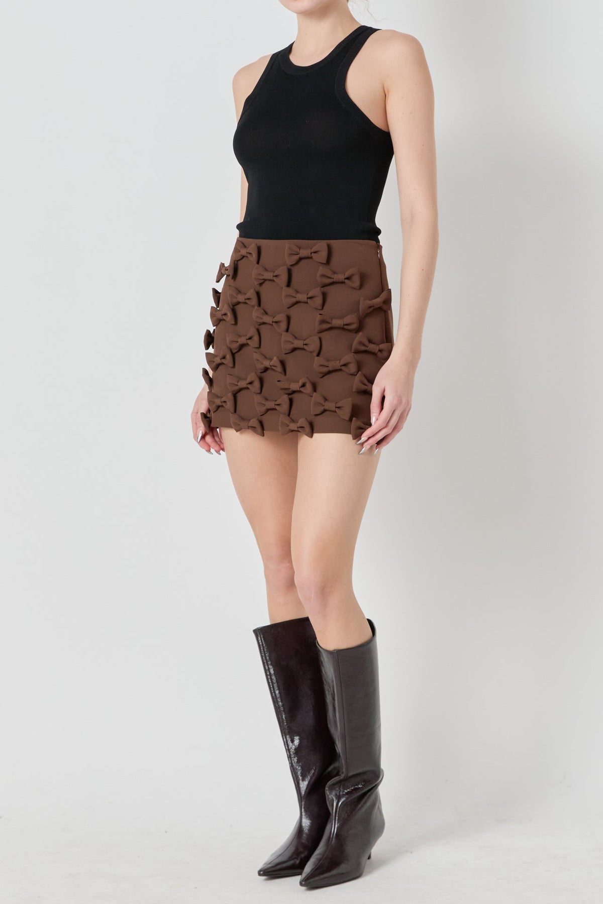 Bow Detailed Skort