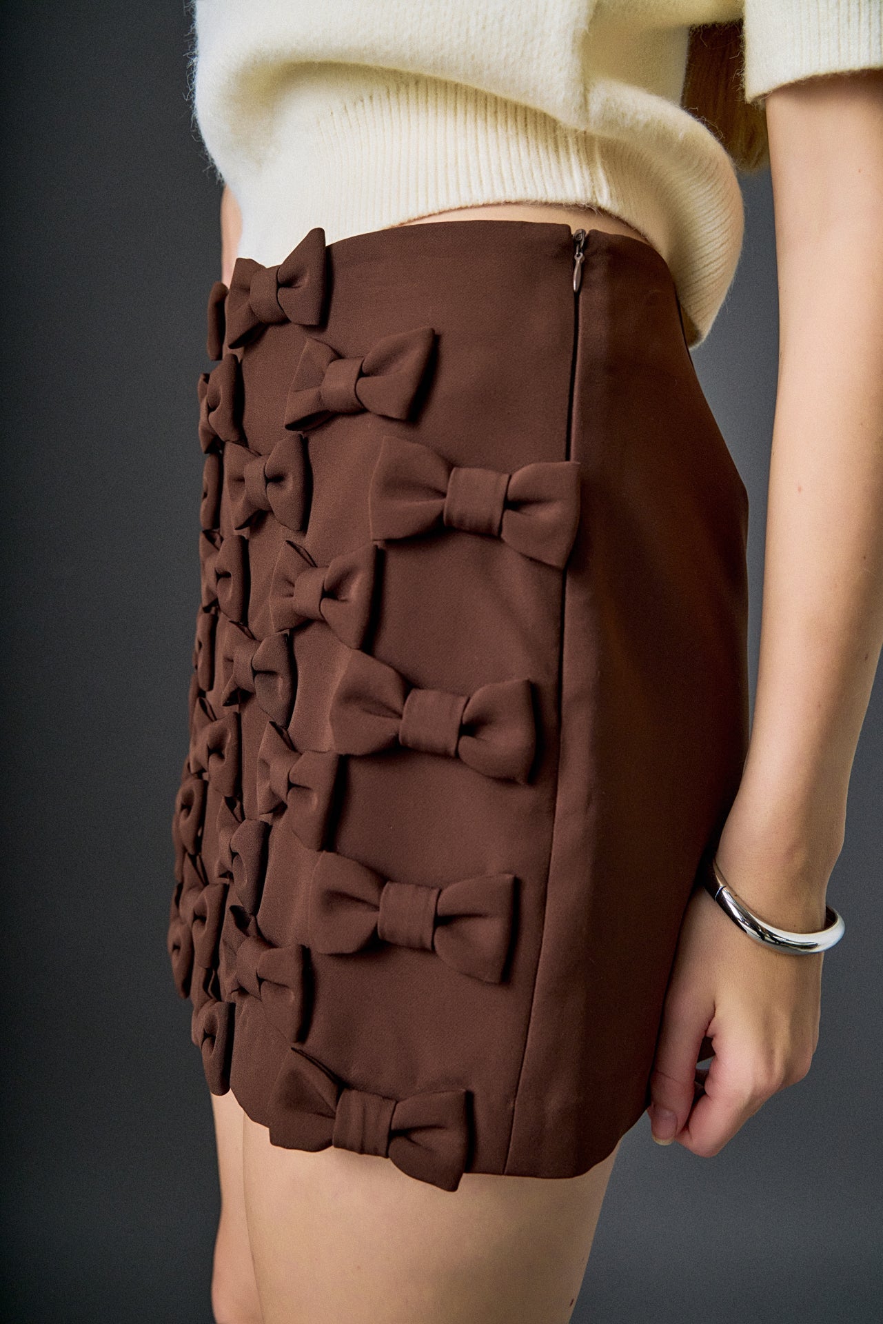 ENGLISH FACTORY - Mila Bow Detailed Skort - SKORTS available at Objectrare