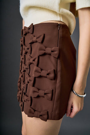 ENGLISH FACTORY - Mila Bow Detailed Skort - SKORTS available at Objectrare