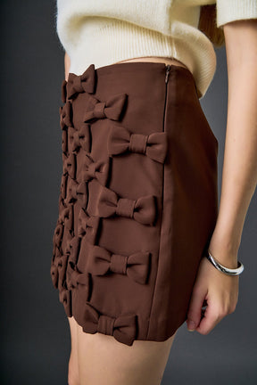 ENGLISH FACTORY - Mila Bow Detailed Skort - SKORTS available at Objectrare