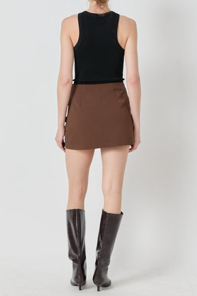 Bow Detailed Skort