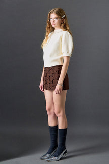 ENGLISH FACTORY - Mila Bow Detailed Skort - SKORTS available at Objectrare