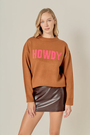 ENGLISH FACTORY - Crewneck Statement Sweater - SWEATERS & KNITS available at Objectrare