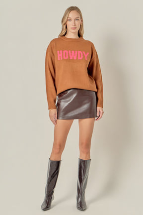 ENGLISH FACTORY - Crewneck Statement Sweater - SWEATERS & KNITS available at Objectrare