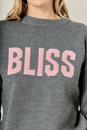 ENGLISH FACTORY - Crewneck Statement Sweater - SWEATERS & KNITS available at Objectrare