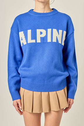 ENGLISH FACTORY - Crewneck Statement Sweater - SWEATERS & KNITS available at Objectrare