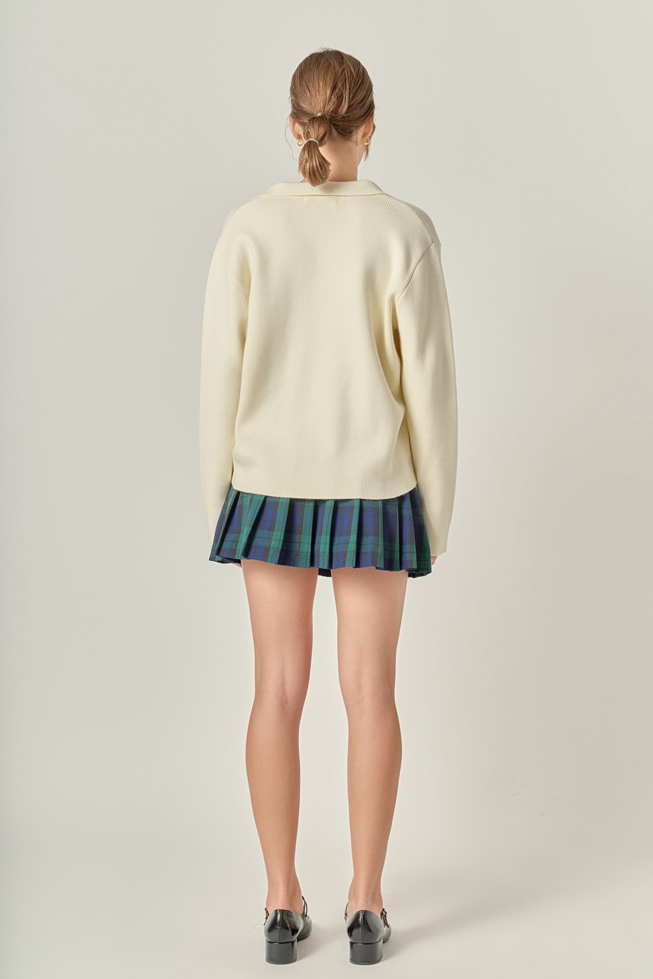 ENGLISH FACTORY - Plaid Skort - SKORTS available at Objectrare